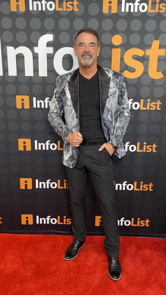 Link Miller on the InfoList red carpet